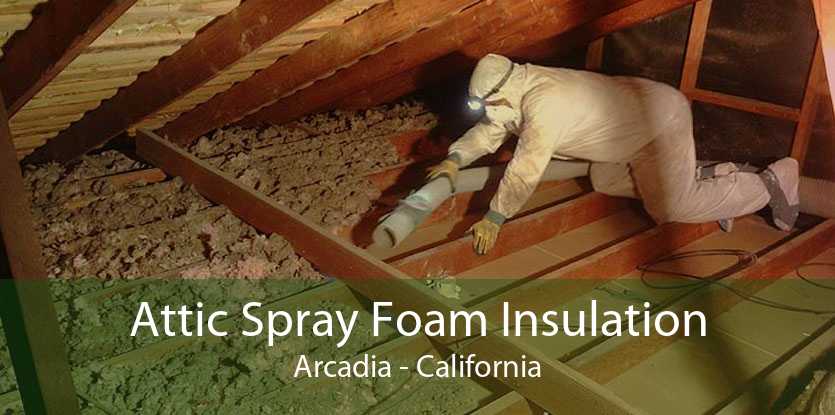 Attic Spray Foam Insulation Arcadia - California