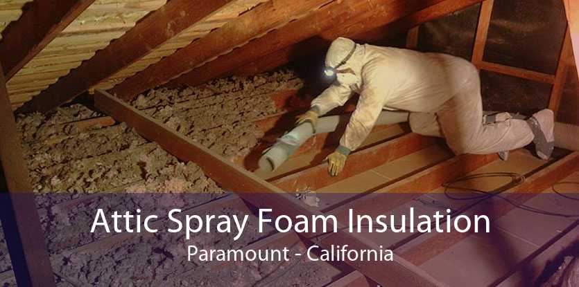 Attic Spray Foam Insulation Paramount - California
