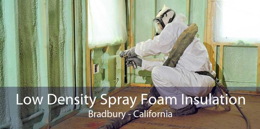 Low Density Spray Foam Insulation Bradbury - California