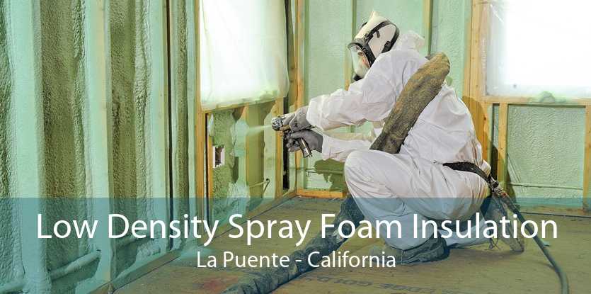 Low Density Spray Foam Insulation La Puente - California