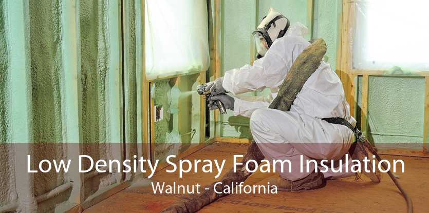 Low Density Spray Foam Insulation Walnut - California