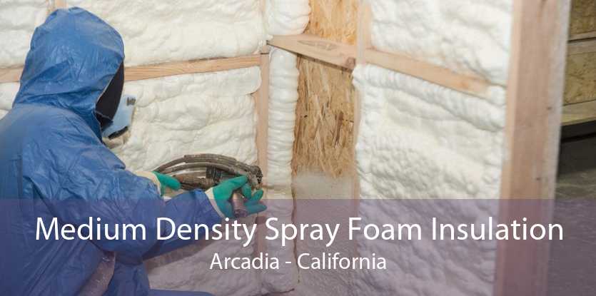 Medium Density Spray Foam Insulation Arcadia - California