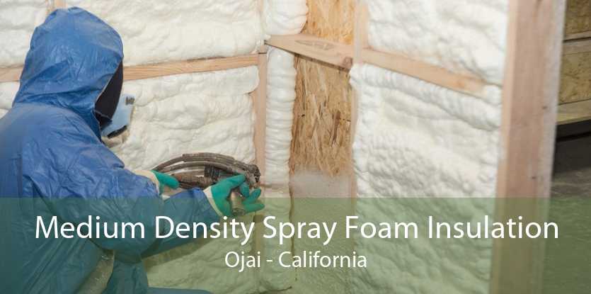 Medium Density Spray Foam Insulation Ojai - California
