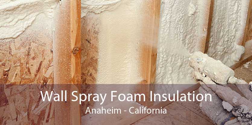 Wall Spray Foam Insulation Anaheim - California