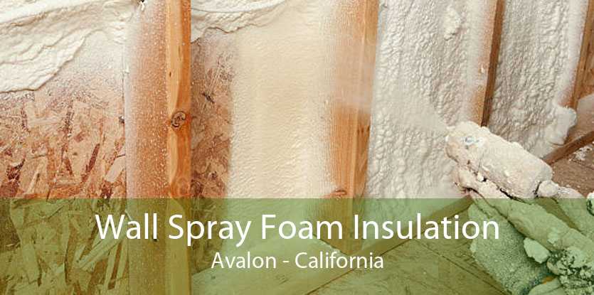 Wall Spray Foam Insulation Avalon - California