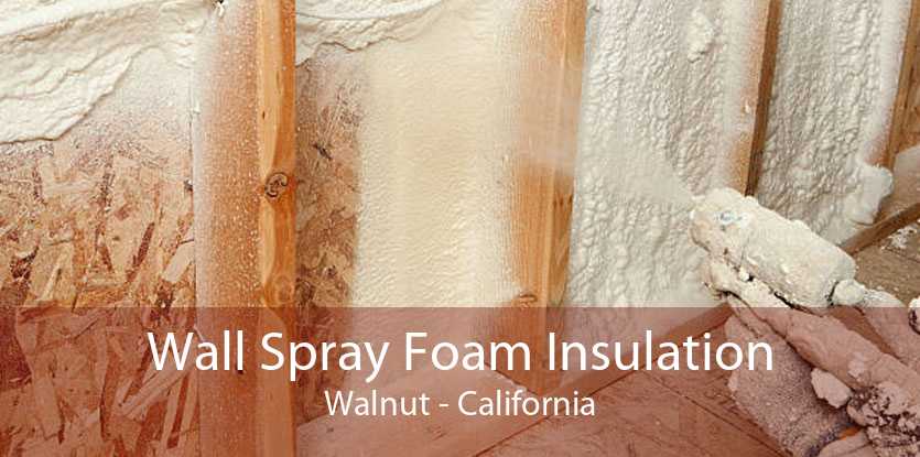 Wall Spray Foam Insulation Walnut - California