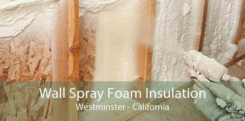 Wall Spray Foam Insulation Westminster - California